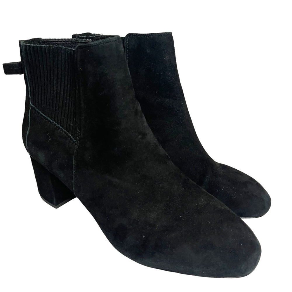 Kate Spade Suede Black Bow Boots - Picture 5 of 6